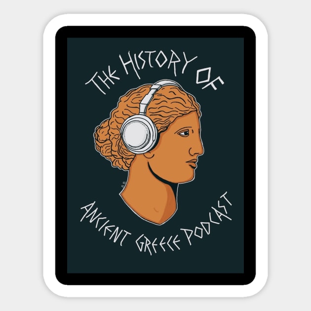 Alternate Logo Sticker by The History of Ancient Greece - Podcast